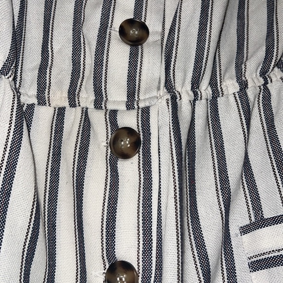 Cotton Blend Button Down Dress - Picture 3 of 6